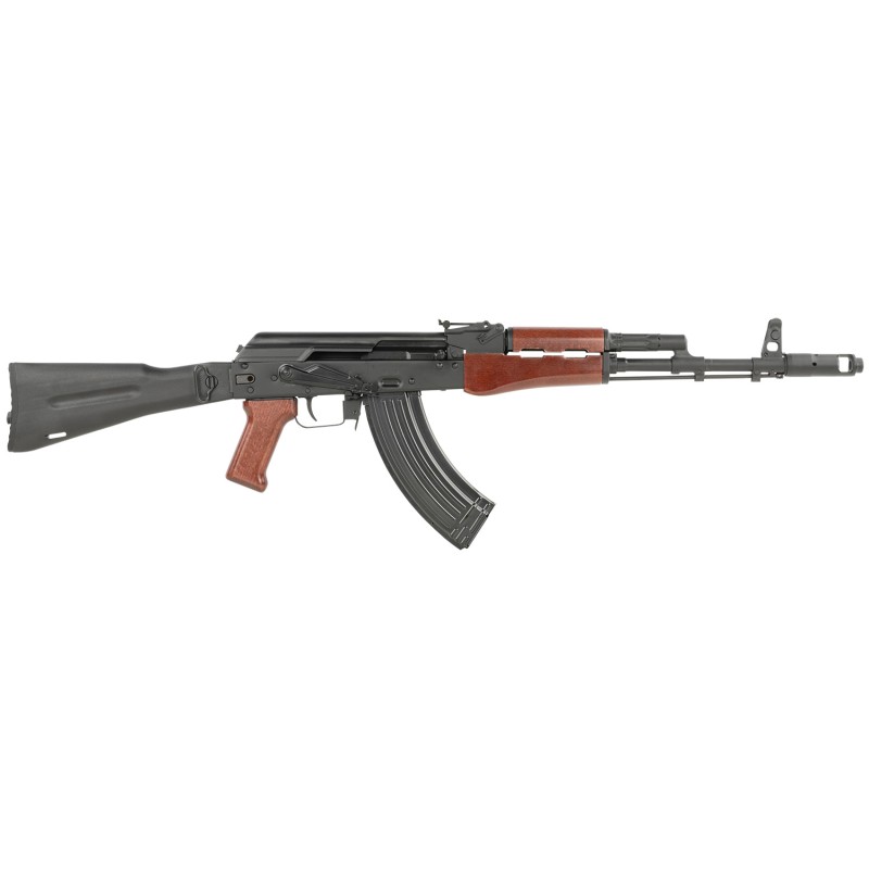 Kalashnikov USA KR103SFSRW KR103  7.62x39mm 301 16.33 ChromeLined Barrel Black Metal Finish Black Side Folding Stock Red Wood Ha