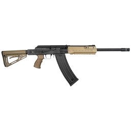 Kalashnikov USA KS12TSFFDE KS12TSF  12 Gauge 3 18.25 101 Black Metal Finish Flat Dark Earth 6 Position Side Folding Collapsible 