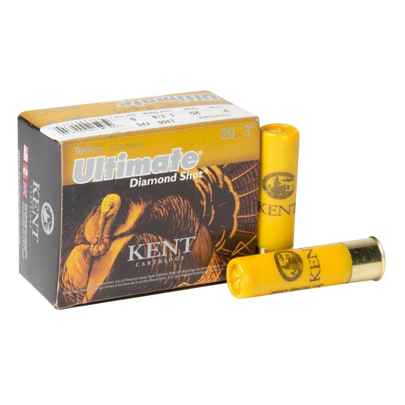 Kent Cartridge C203TK365 Ultimate Turkey 20 Gauge 3 1 14 oz 5 Shot 10 Per Box 10 Case