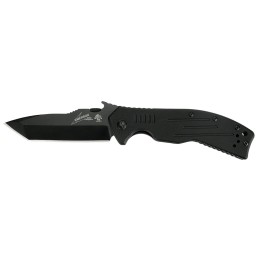 Kershaw 6044TBLK CQC 8K 3.50 Folding American Tanto Plain Black Oxide 8Cr14MoV SS Blade Black G10 Handle Includes Pocket Clip