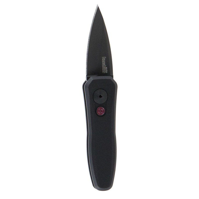 Kershaw 7500BLK Launch 4 1.90 Folding Spear Point Plain Black DLC CPM 154 SS Blade Black Aluminum Handle Includes Pocket Clip