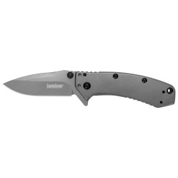 Kershaw 1555TI Cryo  2.75 Folding Drop Point Plain Gray TiN 8Cr13MoV SS Blade Gray PVD Stainless Steel Handle Includes Pocket Cl