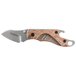 Kershaw 1025CUX Cinder  1.40 Folding Drop Point Plain Stonewashed 3Cr13MoV SS Blade Copper Handle Includes Key Ring