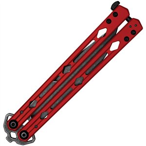 Lucha Butterfly Knife Red