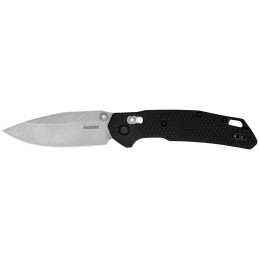 Kershaw 2037 Heist  MidSize 3.20 Folding Clip Point Plain Stonewashed D2 Steel Blade Gray Textured Glass Filled Nylon Handle Inc