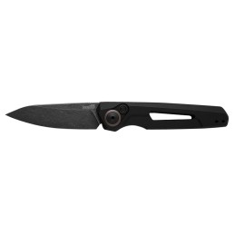 Kershaw 7550 Launch 11 Automatic 2.75 Folding Drop Point Plain Black Oxide Blackwash CPM 154 SS Blade Black Anodized Aluminum Ha