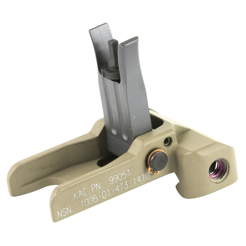 Knights Armament 99051TAU M4 Front Sight Folding Taupe for ARPlatform