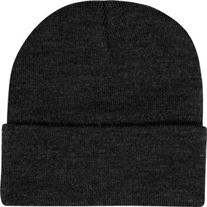 Gray Beanie With Patch