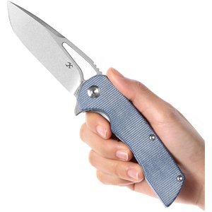 Kryo Framelock Blue Micarta