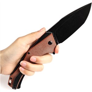 Hellx Framelock D2 Brn Mic