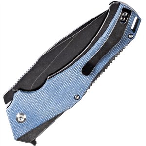 Hellx Framelock D2 Blue Mic