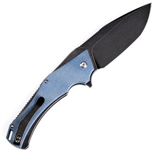 Hellx Framelock D2 Blue Mic