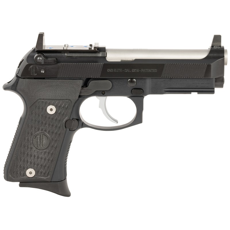 Langdon Tactical Tech LTT92CRDOTJ 92 Elite LTT Compact 9mm Luger 151 3 4.25 Stainless Barrel Black Optic Cut SlidePicatinny Rail