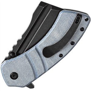 XL Korvid Linerlock Blue Mic