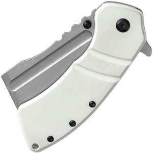 XL Korvid Linerlock White G10