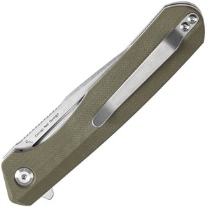 Qilin Linerlock Green G10