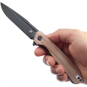 Qilin Linerlock Brown Mic