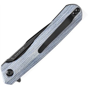 Qilin Linerlock Blue Micarta