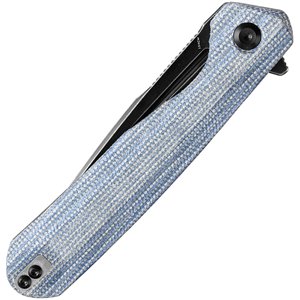 Qilin Linerlock Blue Micarta