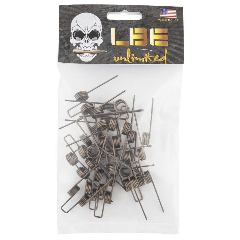 LBE Unlimited ARHS20PK AR Parts Hammer Spring 20 Pack AR15 Silver Stainless Steel