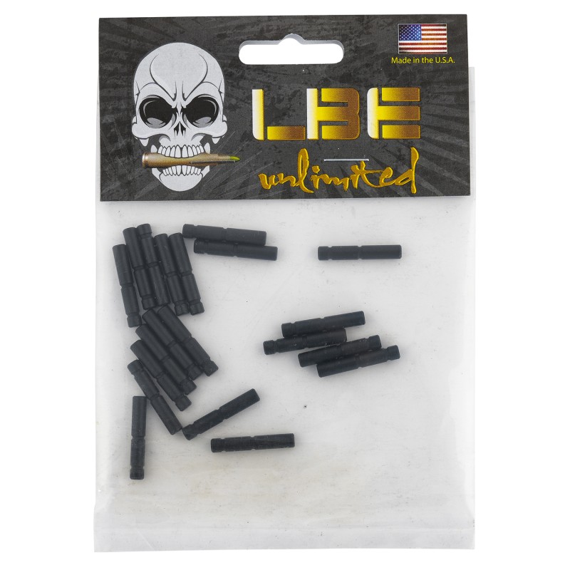 LBE Unlimited ARHTPN20K AR Parts HammerTrigger Pin 20 Pack AR15 Black Steel