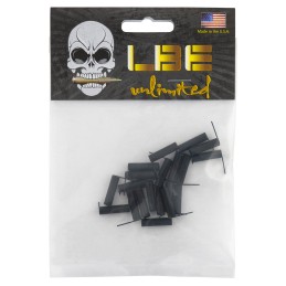 LBE Unlimited AREPS20PK AR Parts Ejection Port Cover Spring 20 Pack AR15 Black Stainless Steel