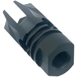 LBE Unlimited ARFHREV REV Flash Hider 5.56mm 223 Cal Black 1228 tpi Threads Crush Washer