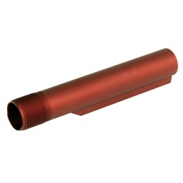 LBE Unlimited MBUF002RED MilSpec Buffer Tube  6 Position AR15 Red