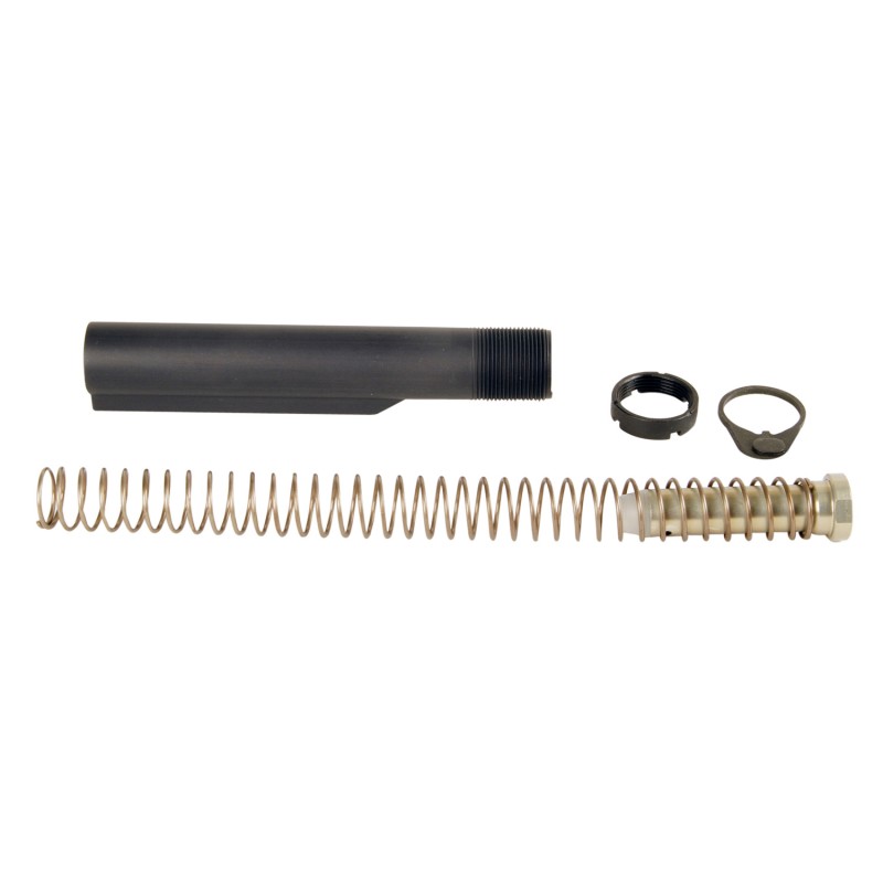 LBE Unlimited MILBUFKTCG MilSpec Buffer Tube Kit  6 Position AR15 Gray