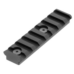 UTG Pro MTURS04M 3.14 KeyMod Picatinny Rail Section 8 Slots  Black Anodized