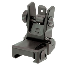 UTG MNT955 UTG AccuSync FlipUp Rear Sight  Black for AR15