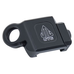 UTG TLSWPM01 Angled QD Sling Swivel Adaptor Picatinny Black Aluminum