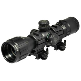 UTG SCPM392AOLW BugBuster  Black Hardcoat Anodized 39x32mm 1 Tube Illuminated RedGreen MilDot Reticle