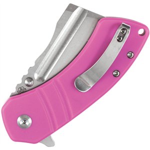 M+ Korvid Linerlock Pink G10