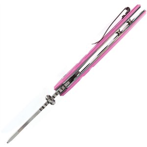 M+ Korvid Linerlock Pink G10