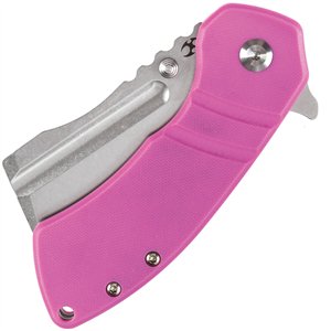 M+ Korvid Linerlock Pink G10