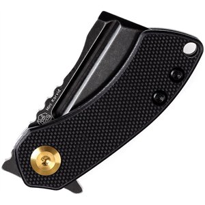 Mini Korvid Linerlock Blk G10