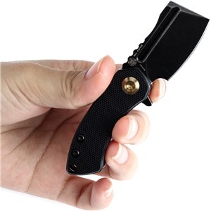 Mini Korvid Linerlock Blk G10