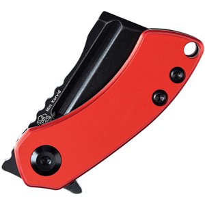 Mini Korvid Linerlock Red G10