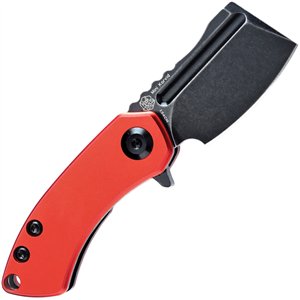Mini Korvid Linerlock Red G10