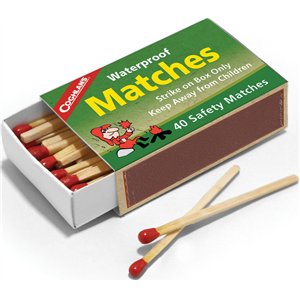 Waterproof Matches 4Pk