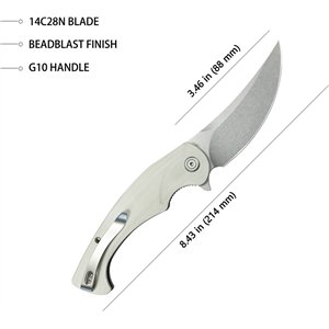 Scimitar Linerlock White