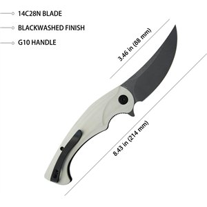 Scimitar Linerlock White