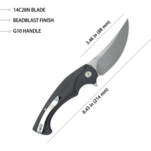 Scimitar Linerlock Black