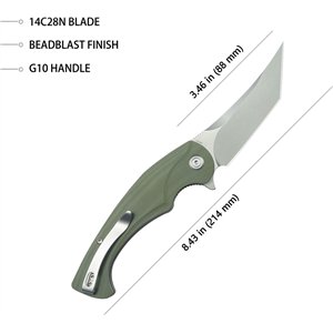 Scimitar Linerlock Tanto OD