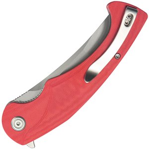 Scimitar Linerlock Tanto Red