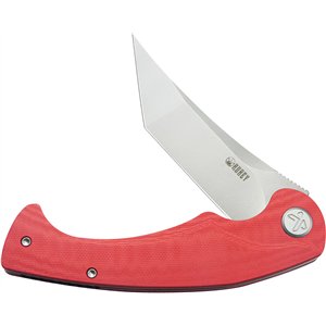 Scimitar Linerlock Tanto Red