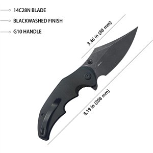 Ceto Camp Linerlock Blk G10