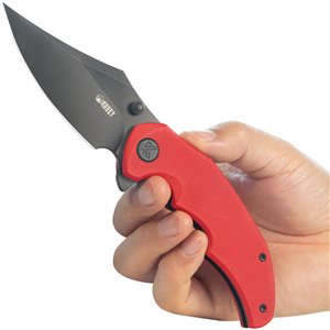 Ceto Camp Linerlock Red G10