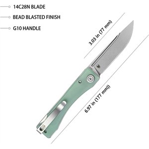 Akino Lockback Jade G10